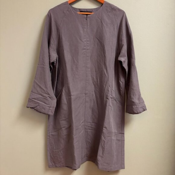 Bitte Kai Rand Women Dress Size L Oversized Linen Viscose Lagenlook Minimalist - Picture 1 of 13